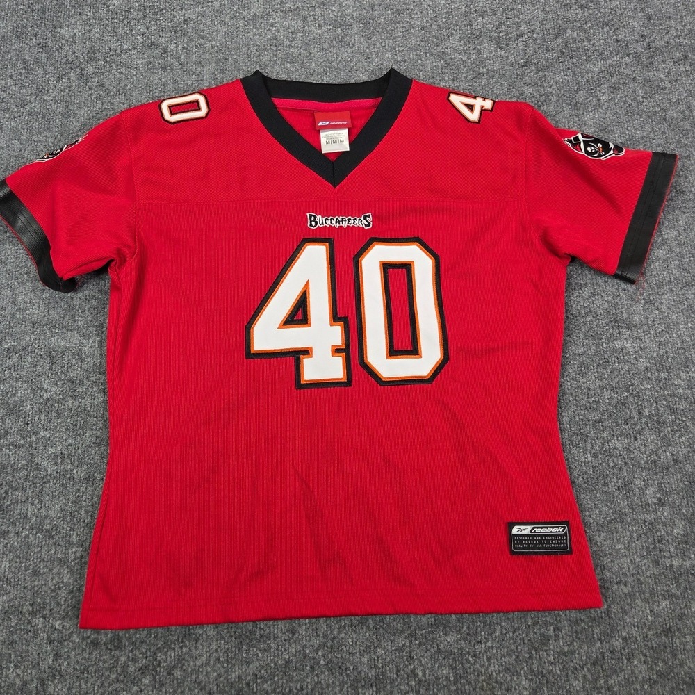 Reebok Jersey Womens M Red Mike Alstott #40 Tampa Bay Buccaneers NFL‎ Vintage